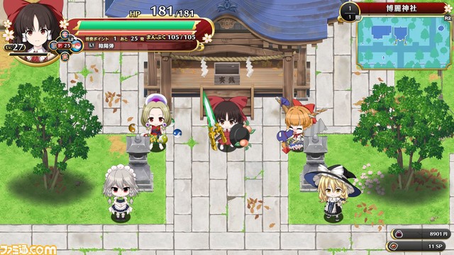 『東方Project』ダンジョン探索RPG『不思議の幻想郷 フォーサイト』Steamで5月15日発売。遊びやすさを追求し、倒されても所持アイテム&レベルが継続