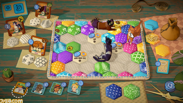 『キャリコ～陽だまりネコとパッチワーク～』ネコと戯れながらキルトを縫っていくパズルゲーム。本日（3/5）よりSteamで発売