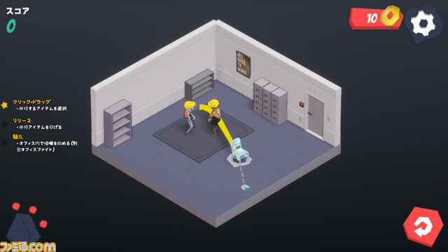 『Office Fight』サラリーマンの幽霊が、かつての仕事場をメチャクチャにする気分爽快アクションストラテジー【TOKYO INDIE GAMES SUMMIT 2024】