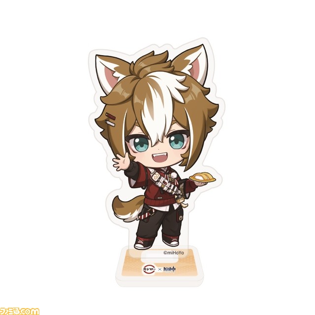 『原神』×スシローのコラボグッズが受注販売開始。スシローに来店した心海＆ゴローのアクリルジオラマ、クリアファイルなどが登場