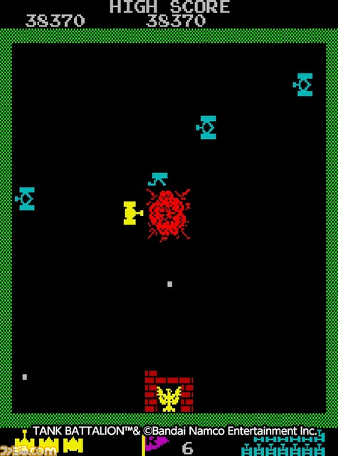【アケアカ】『タンクバタリアン』が3月7日配信。タンクを操縦し敵から司令部を守るシューティング。『バトルシティー』や『タンクフォース』の原点