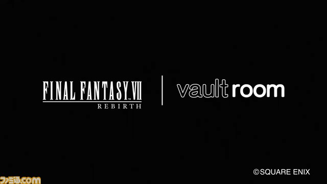 『FF7 リバース』とVAULTROOMのコラボが発表、3月13日にアパレル発売か