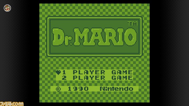 『ドクターマリオ』『マリオゴルフGB』『マリオテニスGB』がNintendo Switch Onlineに本日(3/12)追加。月額306円で遊べる