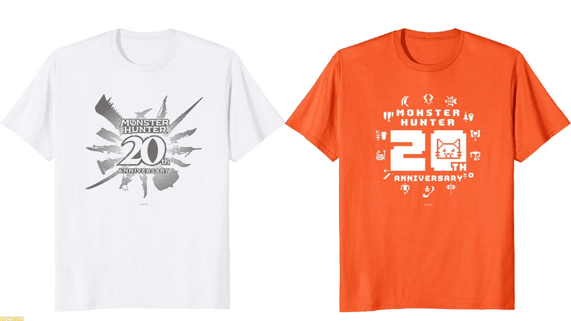 モンハン』20周年記念Tシャツ・トレーナー・パーカーが発売 モンハン』20周年記念Tシャツ・トレーナー・パーカーが発売