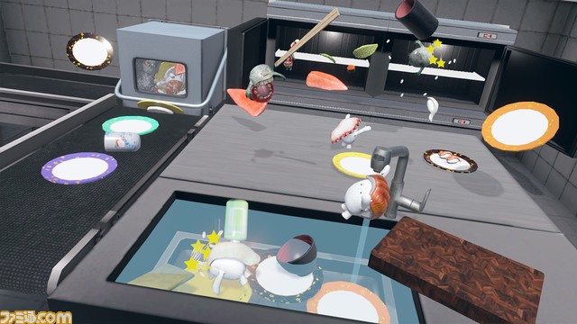 お寿司バトロワ『スシ・バトル・ランバングシャスリ』がSwitchで本日（3/14）発売。かわいい寿司キャラが大乱闘をくり広げる対戦パーティゲーム