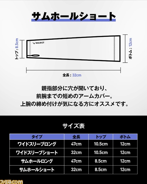 “REJECT”オリジナルのゲーミングアームカバーが発売。ガラス製マウスパッドとの相性抜群で、ズレにくく長時間のゲームプレイも快適