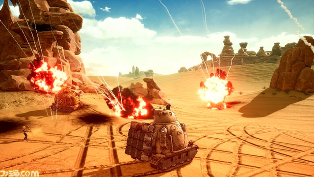 『サンドランド』体験版が本日（3/19）配信。ベルゼブブやバトルタンクを操作して戦闘アクション、広大なフィールドの冒険を体験可能