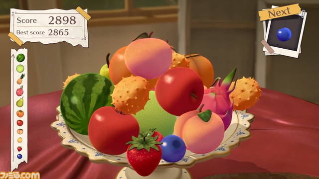 『フルーツマウンテン』Steam版が配信開始。『スイカゲーム』のようにフルーツ同士をくっつけて変化させ積み上げていくパズルゲーム