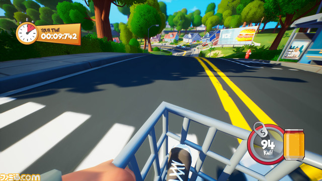 ショッピングカート限定レースゲーム『Slackers - Carts of Glory』Steamページ公開。ブレーキなしのデンジャラスバトル