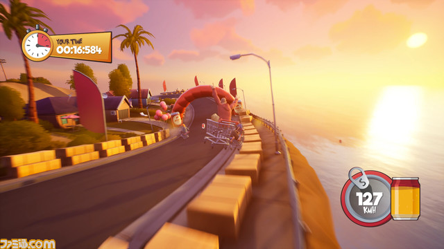 ショッピングカート限定レースゲーム『Slackers - Carts of Glory』Steamページ公開。ブレーキなしのデンジャラスバトル