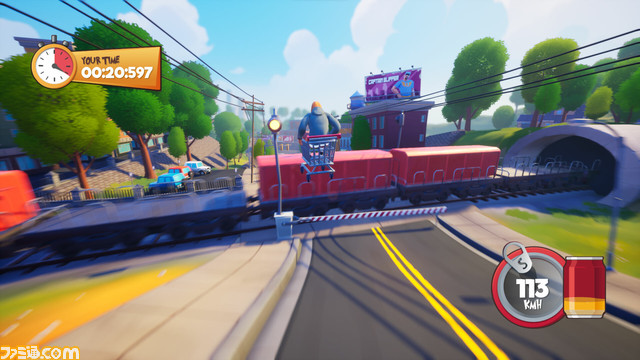 ショッピングカート限定レースゲーム『Slackers - Carts of Glory』Steamページ公開。ブレーキなしのデンジャラスバトル