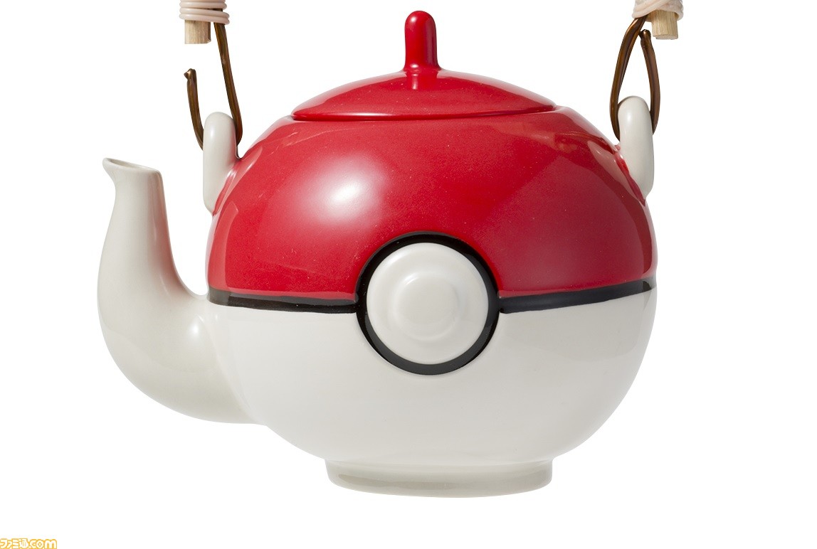 ポケモンセンターおでかけ喫茶セットモンスターボール型急須2点