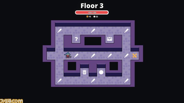 『ダンジョンクロウラー』クレーンで掴み取った装備で戦うデッキ構築ゲーム。Steamページが公開、体験版が3/25配信