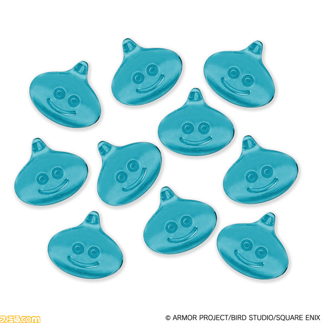 『ドラゴンクエスト』スライムがぷにぷに食感のグミに。関東の一部量販店やコンビニで本日(3/25)発売。メタルスライムのグミはハード食感