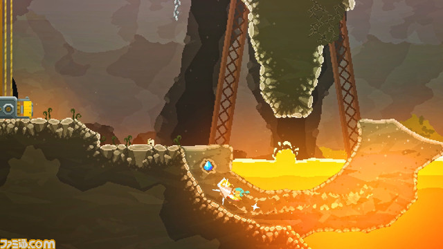 ハイスピードドリルアクション『ペッパーグラインダー』Switch/Steamで3月29日発売。ドリルで大地の中を縦横無尽に動き回る