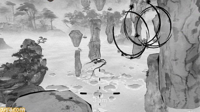 水墨山水画の世界を飛び回るジャンプアクション『点睛』完全版が本日(3/25)よりSteamで配信。条件達成でエンドレスプレイが解放可能に