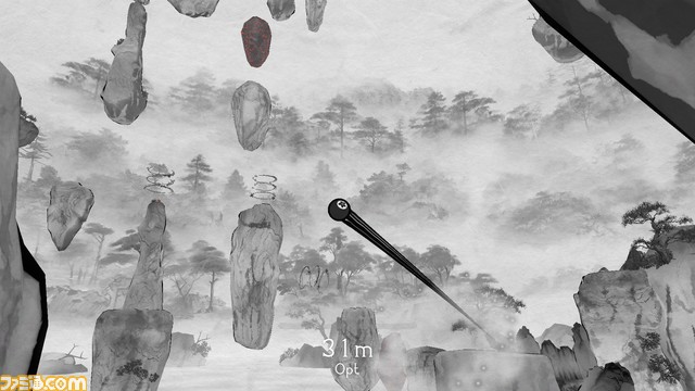 水墨山水画の世界を飛び回るジャンプアクション『点睛』完全版が本日(3/25)よりSteamで配信。条件達成でエンドレスプレイが解放可能に