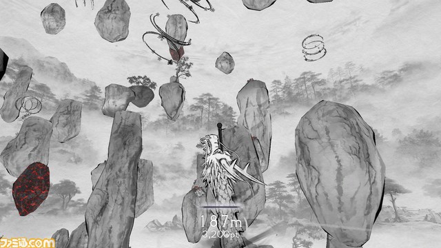 水墨山水画の世界を飛び回るジャンプアクション『点睛』完全版が本日(3/25)よりSteamで配信。条件達成でエンドレスプレイが解放可能に