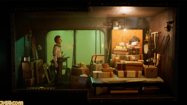 手作業で制作されたスペースアドベンチャー『Harold Halibut』4月16日発売。ストップモーションのようなグラフィックで描かれる宇宙船での生活