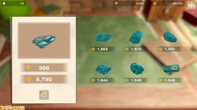 宝石加工シミュレーター『LAPIDARY: Jewel Craft Simulator』本日（3/26）配信。シンプル操作で原石を削り、煌めく宝石を生み出そう