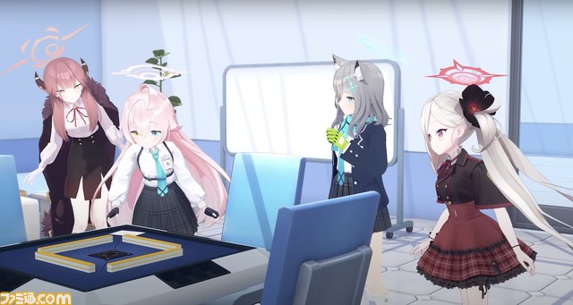 『ブルアカ』今年のエイプリルフールはリアル麻雀。ホシノ、シロコ、アル、ムツキが先生のお願いを賭けて真剣勝負【エイプリルフール】