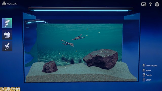 水槽に入ったマッチョを鑑賞『マチョリウム』Steamストアページ公開。大好物のプロテインを与えてポイントをゲット
