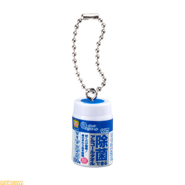 【エリエール】ティシュやトイレットペーパーがミニチュアチャーム化。ガシャポンで4月中旬に発売