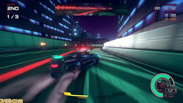 2本のスティックで新感覚のドリフトが楽しめる『Inertial Drift』Switch/PS4/PS5版が本日(4月11日)配信開始 。90年代風のレトロフューチャーを舞台に描かれるレースゲーム
