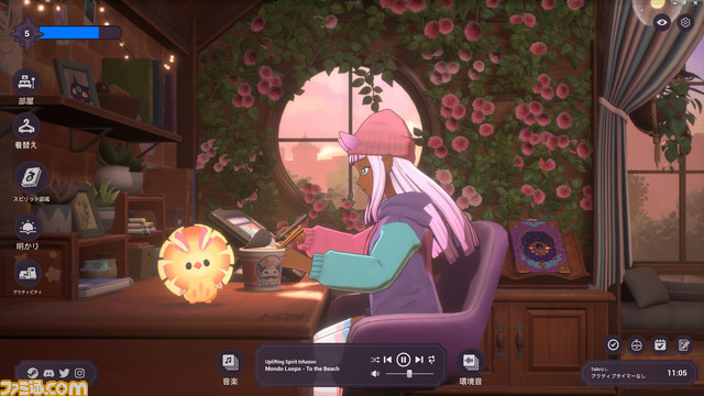 生産性向上ツールを内蔵したリラックスゲーム『Spirit City: Lofi Sessions』がSteamで発売。チルなLoFiビート約100曲と12種の環境音を収録