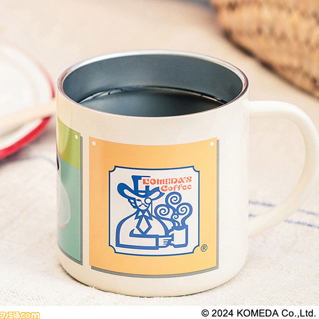 【コメダ珈琲店】シロノワール/みそカツパンをデザインしたマグタンブラー登場。全国のファミマや宝島チャンネルで予約受付中。コメダおじさんロゴ入り