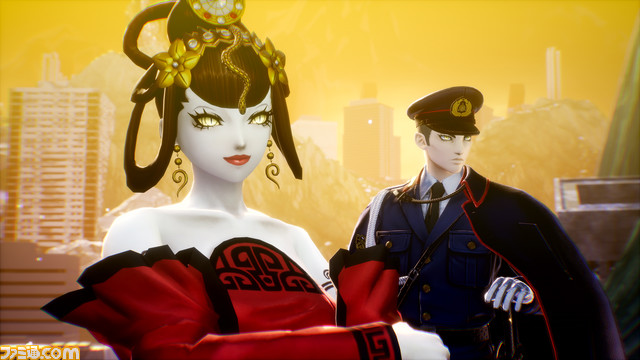 『真・女神転生V Vengeance』“復讐の女神篇”では主人公の新たな姿が登場。新たな悪魔として<秘神>アマビエなどが追加