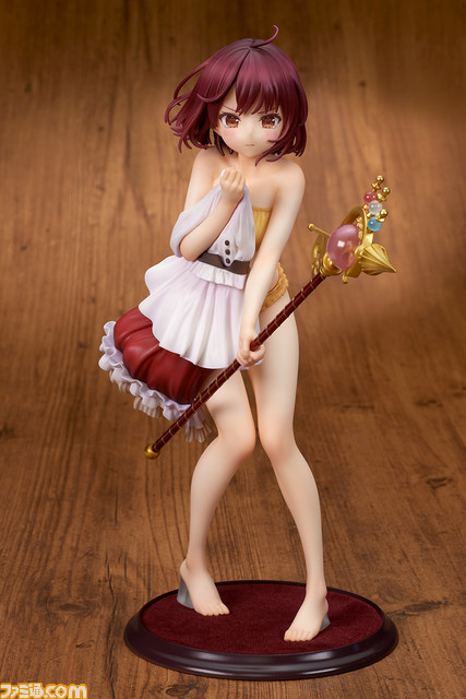『ソフィーのアトリエ』着替えを見られて涙目で怒るソフィーのフィギュアが登場。ebten限定特典は書き下ろしイラストを使用したアクリルコースタースタンド