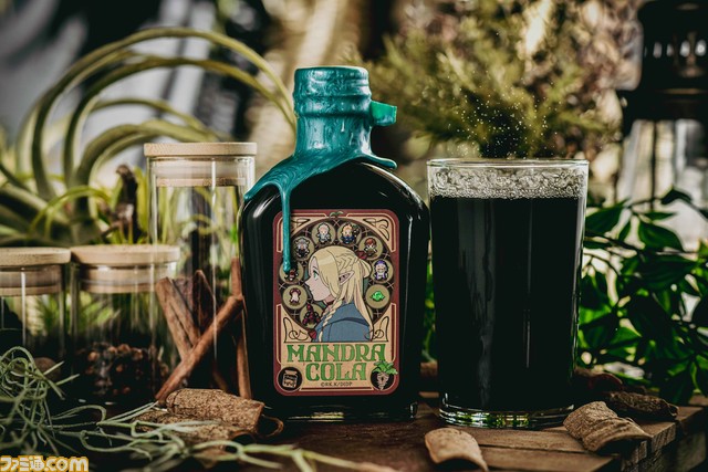 『ダンジョン飯』オリジナルクラフトコーラが5月中旬に発売。レモン1000個分の魔力を内包すると言われるマンドレイクの煮汁をイメージ