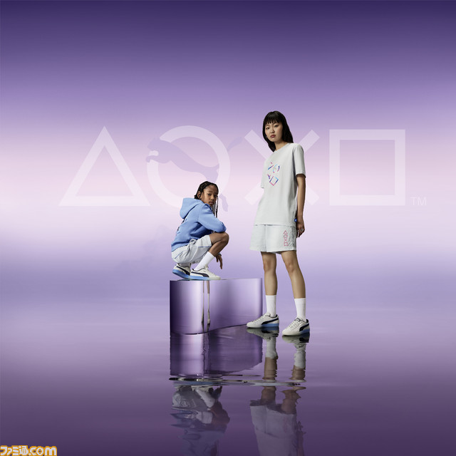 PUMA×プレイステーションのコラボアパレルが4/18発売。シェイプスロゴを取り入れたシューズやフーディーが登場