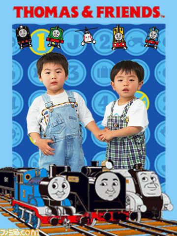 キャラ パシャ きかんしゃトーマス ハローキティ 人気キャラクターのフレームで写真を加工しよう関連スクリーンショット 写真画像