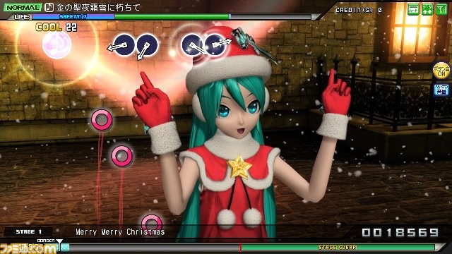 初音ミク プロジェクト ディーヴァ 2nd 初音ミク Project Diva Arcade でクリスマス衣装配信決定関連スクリーンショット 写真画像