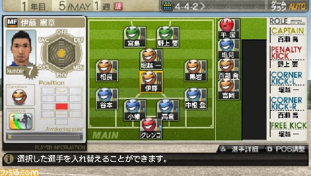 プレイヤーは 全権監督 サカつく7 最新情報を公開関連スクリーンショット 写真画像