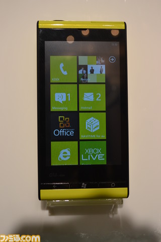 Windows Phone Is12t 8月25日より発売開始 国内初windows Phone 7 5搭載端末だ 関連スクリーンショット 写真画像