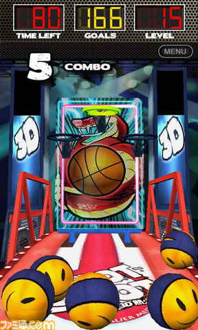 3d Hotshot ゲームセンターでの臨場感そのままのバスケットボールゲームをスマホで味わえ 関連スクリーンショット 写真画像
