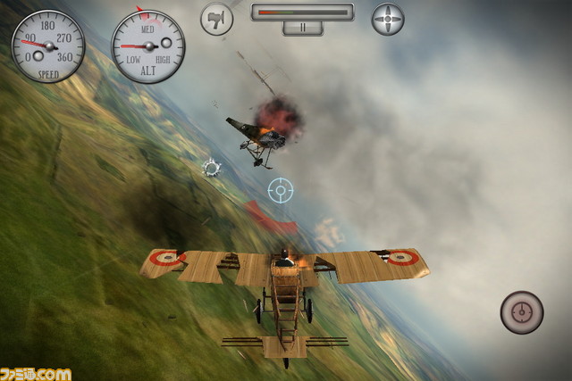 Iphoneおすすめアプリ 第一次世界大戦の空中戦を描くフライトシミュレーション Sky Gamblers Rise Of Glory 関連スクリーンショット 写真画像