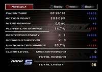 ミッション結果画面イメージ