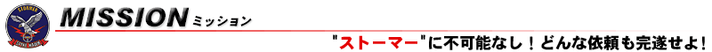 ミッション−「ストーマー」に不可能ナシ！どんな依頼も完遂せよ！