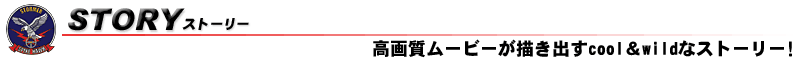 ストーリー　−高品質ムービーが描き出すcool&wildなストーリー