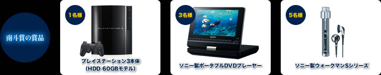 南斗賞の賞品