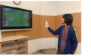 画像　Wiiリモコン操作