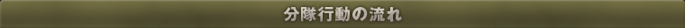 分隊行動の流れ
