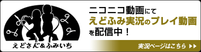 ニコニコ動画にてえどふみ実況のプレイ動画を配信中！