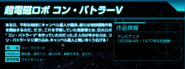 超電磁ロボ コン・バトラーV