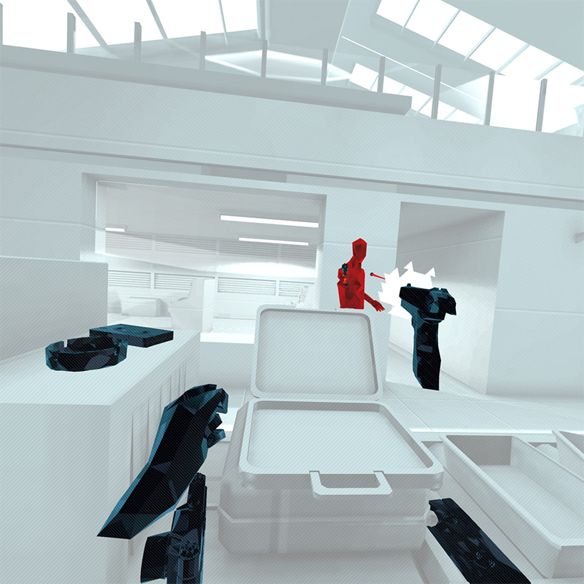 SUPERHOT VR プレイ画像