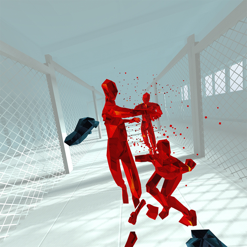 SUPERHOT VR プレイ画像